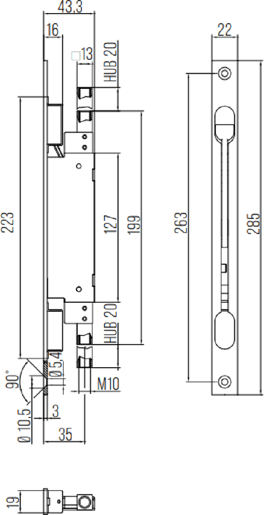 DENI 9221 KANTSCHUIF