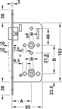 KFV 116 1/2 MAGNEET WC-SLOT