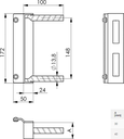 AMF 145 SLUITKAST