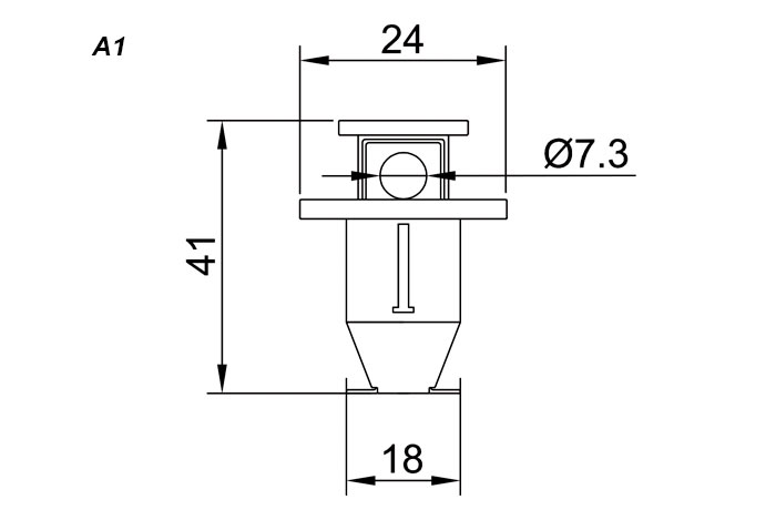 IFAM THERMISCHE MAGNETISCHE STROOMONDERBREKER EXTERNE VERGRENDELING