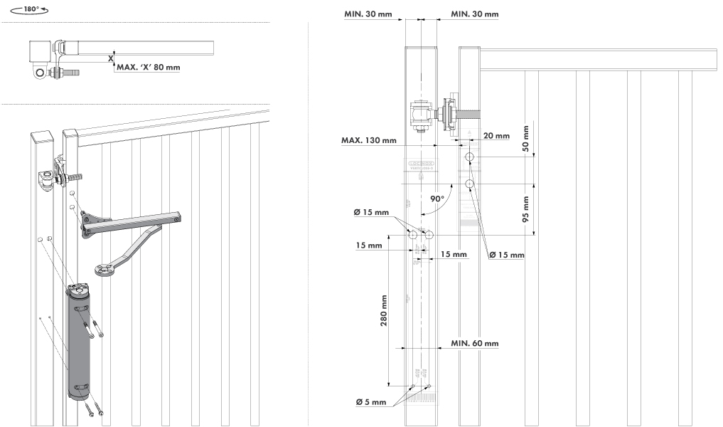 LOCINOX VERTICLOSE 2 POORTSLUITER