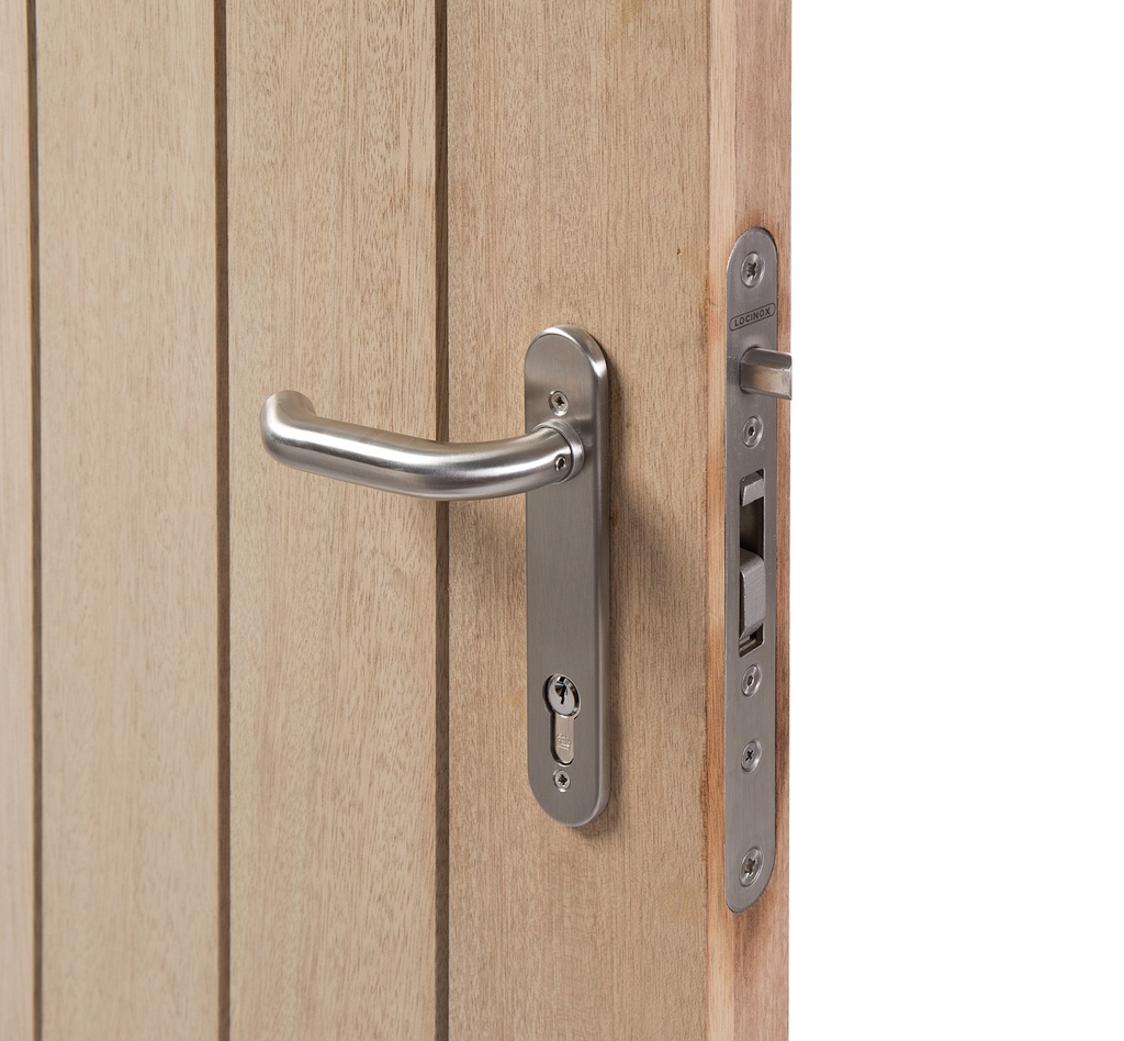 LOCINOX H-WOOD INSTEEKSLOT VOOR HOUT POORTEN