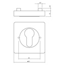 INTERSTEEL ROZET PER PAAR