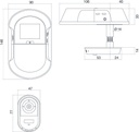 INTERSTEEL DIGITALE DEURSPION MET CAMERA EN WIFI DDV 4.0