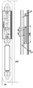 GU 6-29532-00-L/R-1 SLUITPLAAT VOOR AUTOMATIC