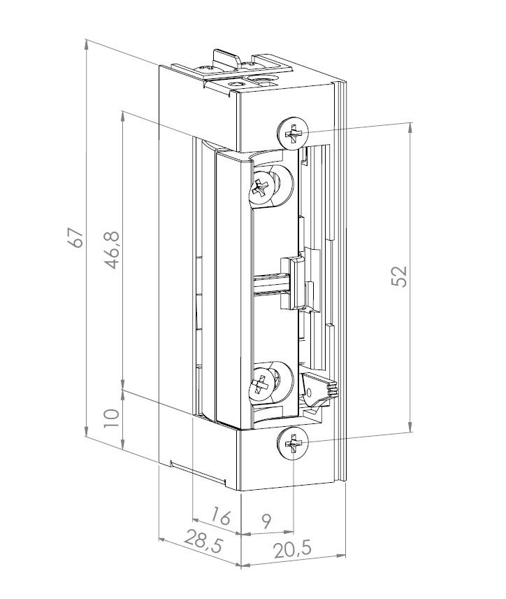 JIS SERIE 1700 ELEKTRISCHE DEUROPENER