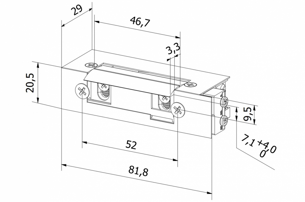 BIRA S12RM ELEKTRISCHE DEUROPENER