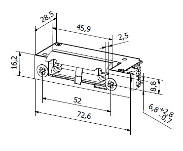 BIRA XS12UMV ELEKTRISCHE DEUROPENER