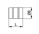 OMEC OTTOO CILINDERHUISVERLENGING - 10 STUKS