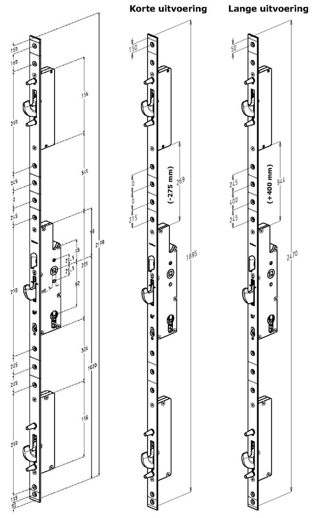 SOBINCO REEKS ORCA MEERPUNTSLOT MET PIN + HAAK-PIN