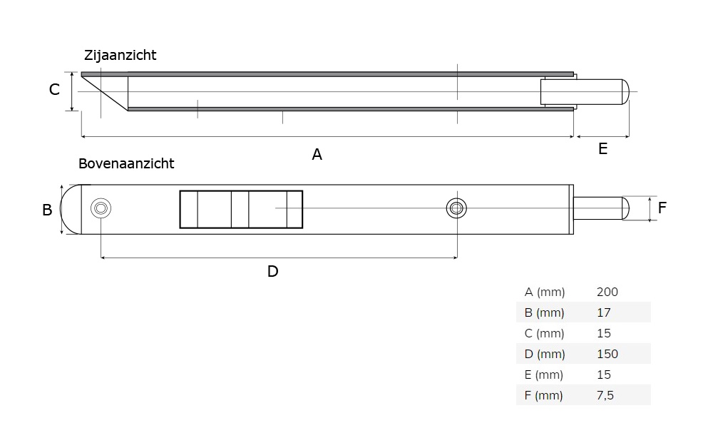 DULIMEX 836 BASCULE KANTSCHUIF