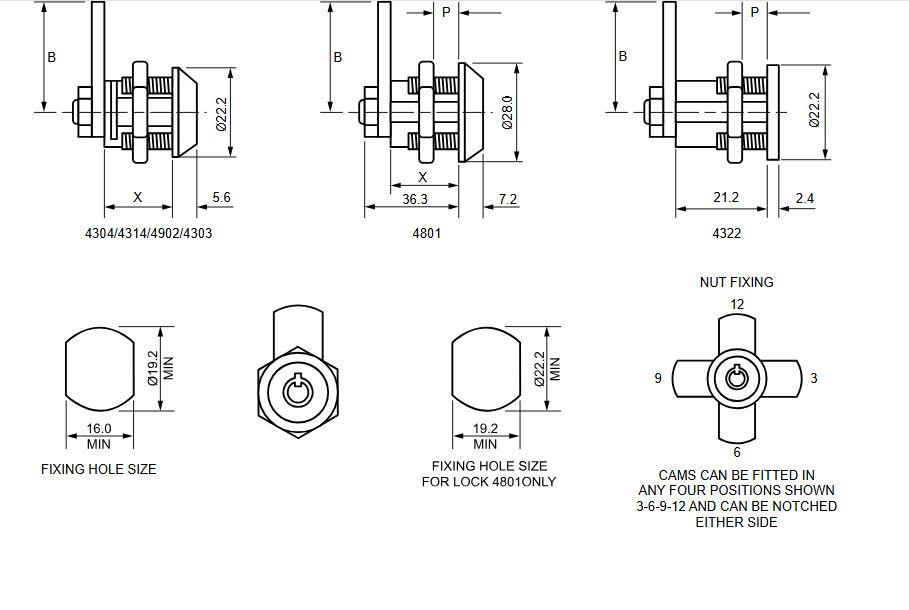 EURO-LOCKS 4304 AUTOMAATCILINDER