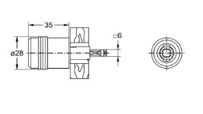 JUNIE 8521 LOSSE KNOP VOOR SYSTEEM FURORE