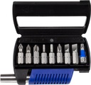 ZIEH-FIX BIT SET 1/4'', 9 BITS MET SNELWISSELHOUDER