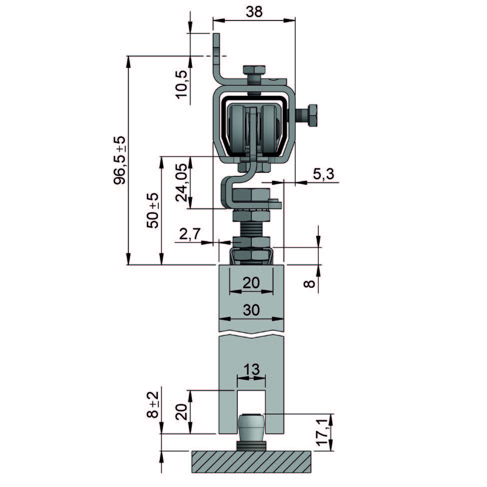 HELM SCHUIFDEURSYSTEEM 100