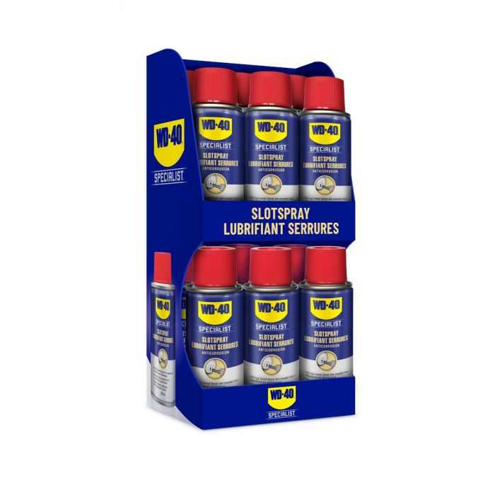 WD-40 SPECIALIST® SPRAY DE VERROUILLAGE, BOÎTE + PRÉSENTOIR