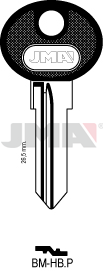 JMA BRUTE SLEUTEL PROFIEL BM-HBP