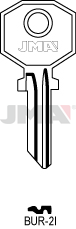 JMA BRUTE SLEUTEL PROFIEL BUR-2I