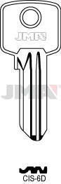 JMA BRUTE SLEUTEL PROFIEL CIS-6D