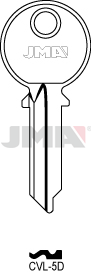 JMA BRUTE SLEUTEL PROFIEL CVL-5D