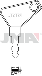 JMA BRUTE SLEUTEL PROFIEL DAV-1