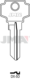 JMA BRUTE SLEUTEL PROFIEL DX-5D