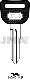 JMA BRUTE SLEUTEL PROFIEL HOND-14P