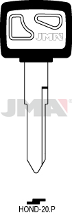 JMA BRUTE SLEUTEL PROFIEL HOND-20P