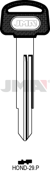 JMA BRUTE SLEUTEL PROFIEL HOND-29P