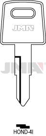 JMA BRUTE SLEUTEL PROFIEL HOND-4I