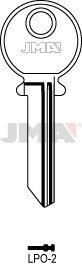 JMA BRUTE SLEUTEL PROFIEL LPO-2