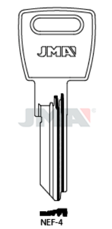 JMA BRUTE SLEUTEL PROFIEL NEF-4