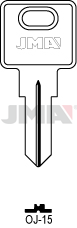 JMA BRUTE SLEUTEL PROFIEL OJ-15