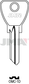 JMA BRUTE SLEUTEL PROFIEL OMC-1D