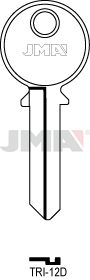 JMA BRUTE SLEUTEL PROFIEL TRI-12D