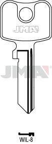 JMA BRUTE SLEUTEL PROFIEL WIL-8