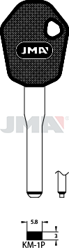 JMA BRUTE SLEUTEL PROFIEL KM-1.P