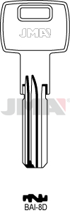 JMA BRUTE SLEUTEL PROFIEL BAI-8D