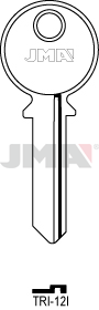 [TRI-12I] JMA BRUTE SLEUTEL PROFIEL TRI-12I