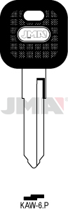 [KAW-6.P] JMA BRUTE SLEUTEL PROFIEL KAW-6P