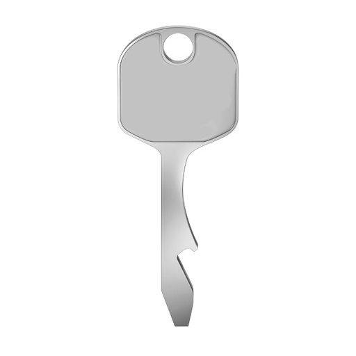 [BOTTLE OPENER] JMA SLEUTELHANGER MET EIGEN SLEUTELKOP FLESSENOPENER