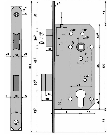 DYLA 110 CILINDERSLOT