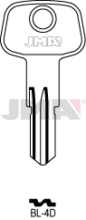 [BL-4D] JMA BRUTE SLEUTEL PROFIEL BL-4D