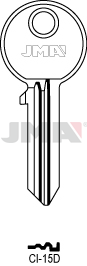 [CI-15D] JMA BRUTE SLEUTEL PROFIEL CI-15D