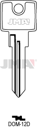 [DOM-12D] JMA BRUTE SLEUTEL PROFIEL DOM-12D