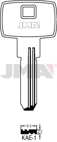 [KAE-1] JMA BRUTE SLEUTEL PROFIEL KAE-1