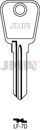 [LF-7D] JMA BRUTE SLEUTEL PROFIEL LF-7D