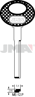 [ME-12.P] JMA BRUTE SLEUTEL PROFIEL ME-12P