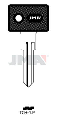 [TCH-1.P] JMA BRUTE SLEUTEL PROFIEL TCH-1P