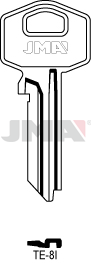 [TE-8I] JMA BRUTE SLEUTEL PROFIEL TE-8I